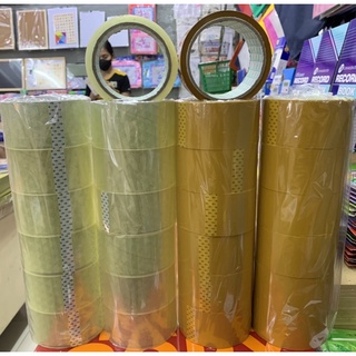 6pcs./tube packaging tape(clear&brown) 50Meters
