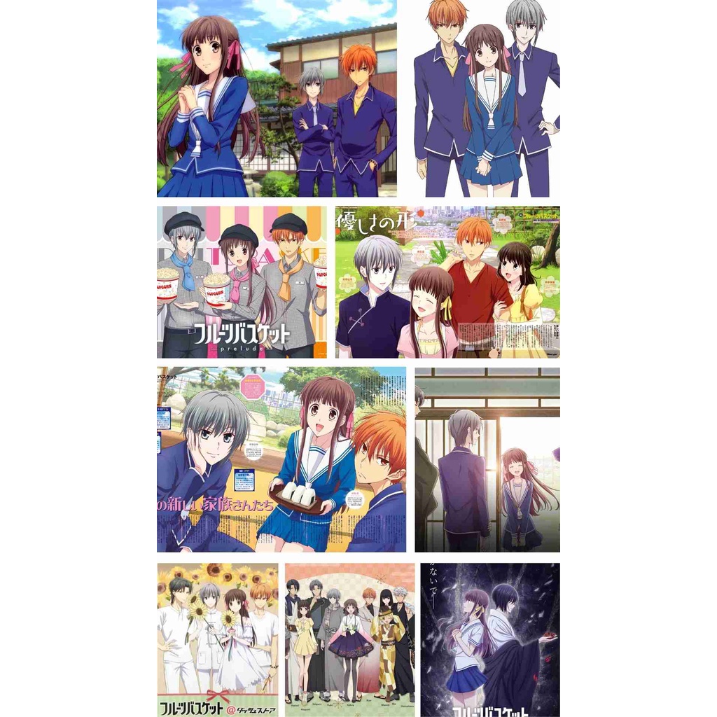 Fruits Basket Characters Anime Poster A4 Size | Shopee Philippines