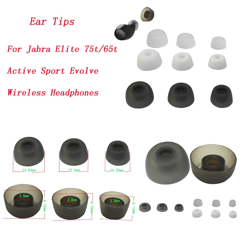 jabra elite 75t silicone tips