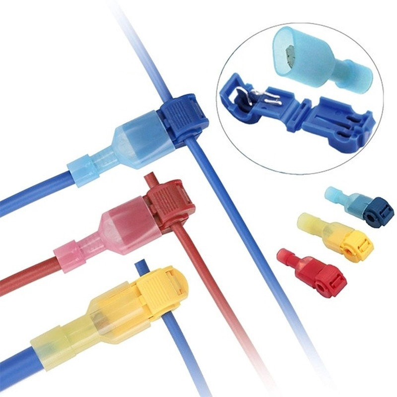 Awg22 10 Ready Stock Wire Connector T Tap Ternimal Clip Quick Splice Lock Wire Crimp Terminal Electric Cable Connector T Type Shopee Philippines