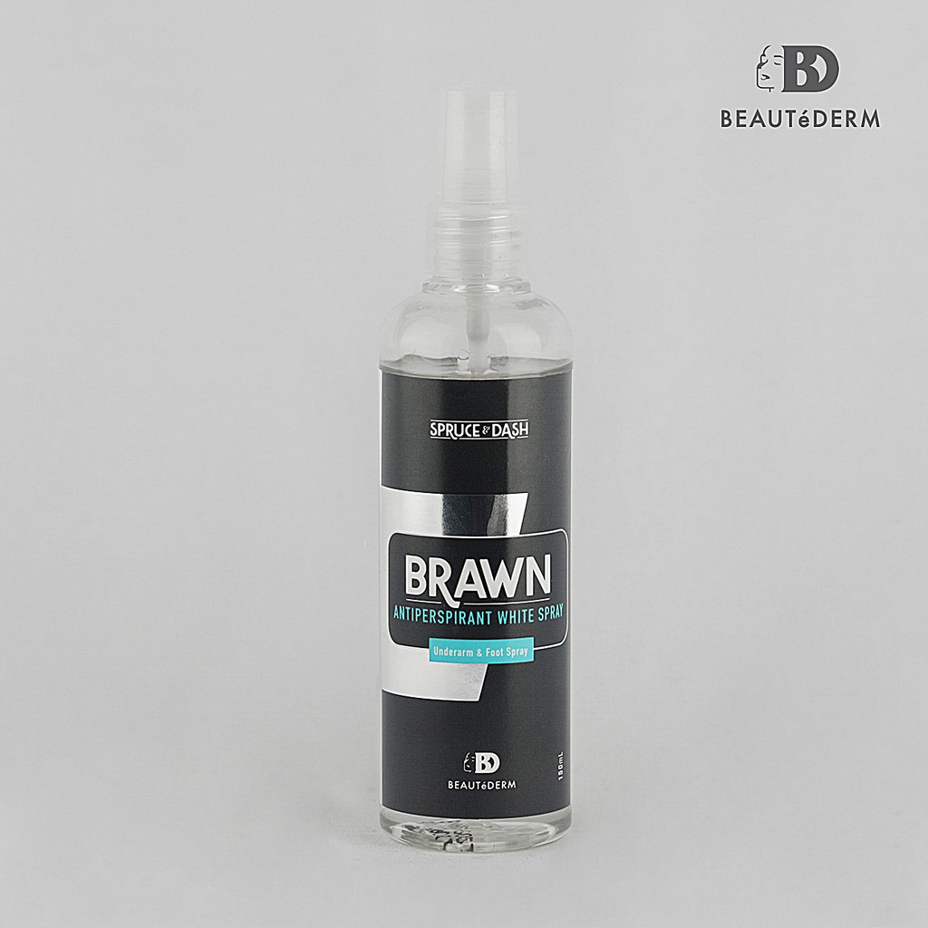 BEAUTéDERM Spruce and Dash Brawn Antiperspirant White Spray BeeCost