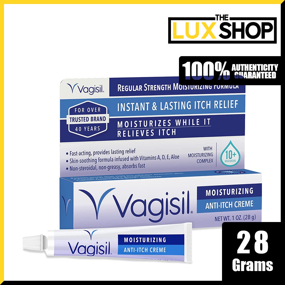Vagisil Regular Strength Moisturizing Anti Itch Vaginal Cream Oz G Shopee Philippines