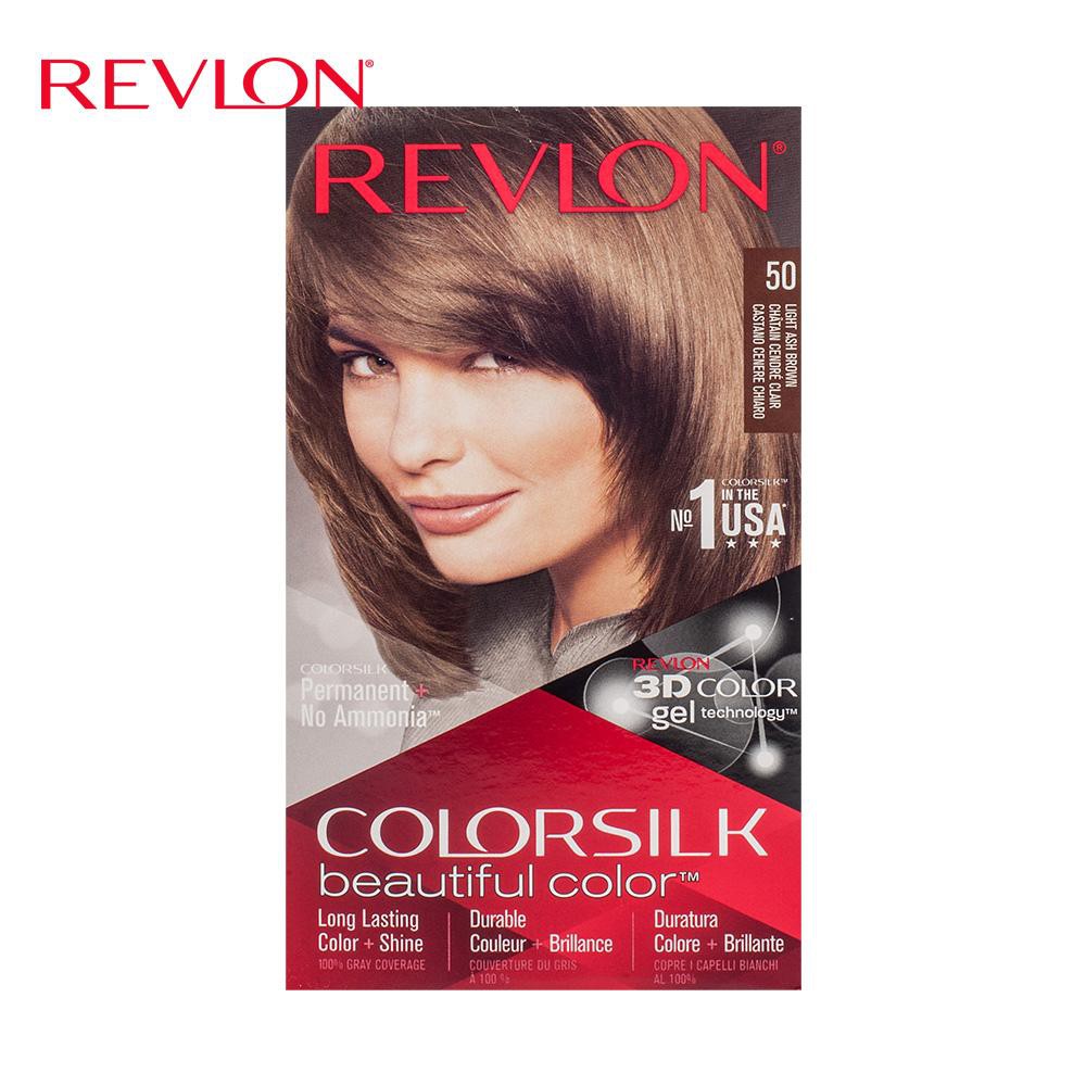 Revlon Colorsilk Hair Color Light Ash Brown Shopee Philippines