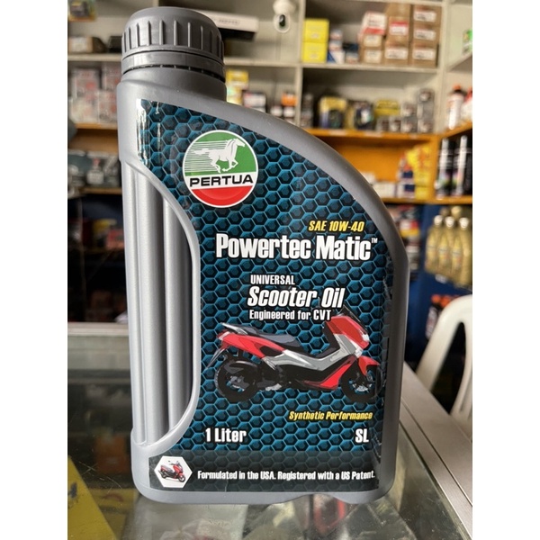PERTUA Powertec Matic Scooter Oil 1L & Gear Oil 120ml Shopee Philippines
