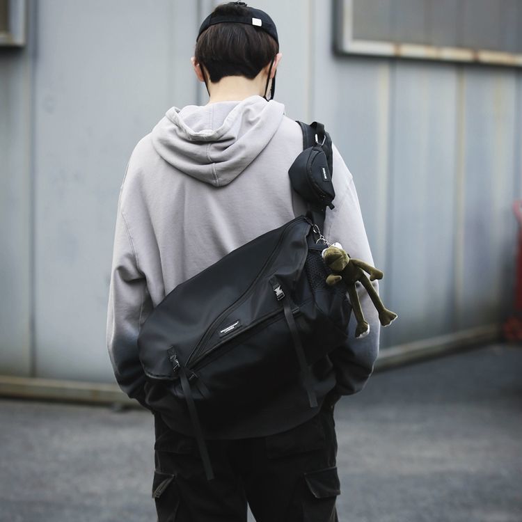 Messenger Bag Men's Trendy Brand Shoulder Bag Casual Bag Trendy Backpack Women's Single Shoulder Bag