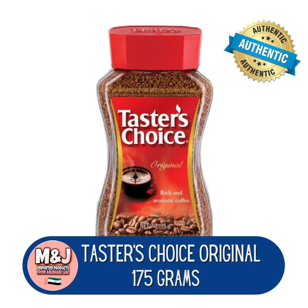IMPORTED! TASTER'S CHOICE Original Coffee 175g Shopee Philippines