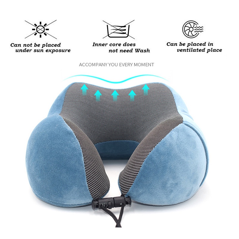 Fashion Style U Shaped Travel Pillow Neck Pain Support Relief Pain ...