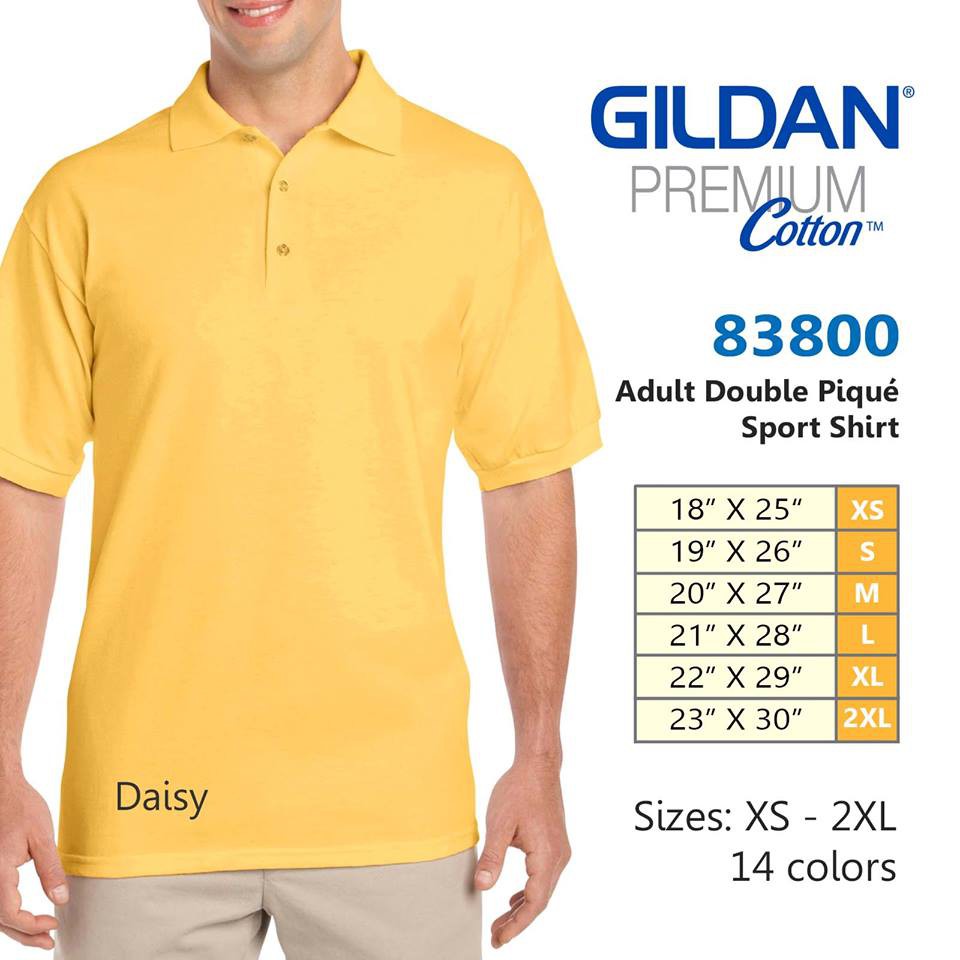 gildan polo shirt colors