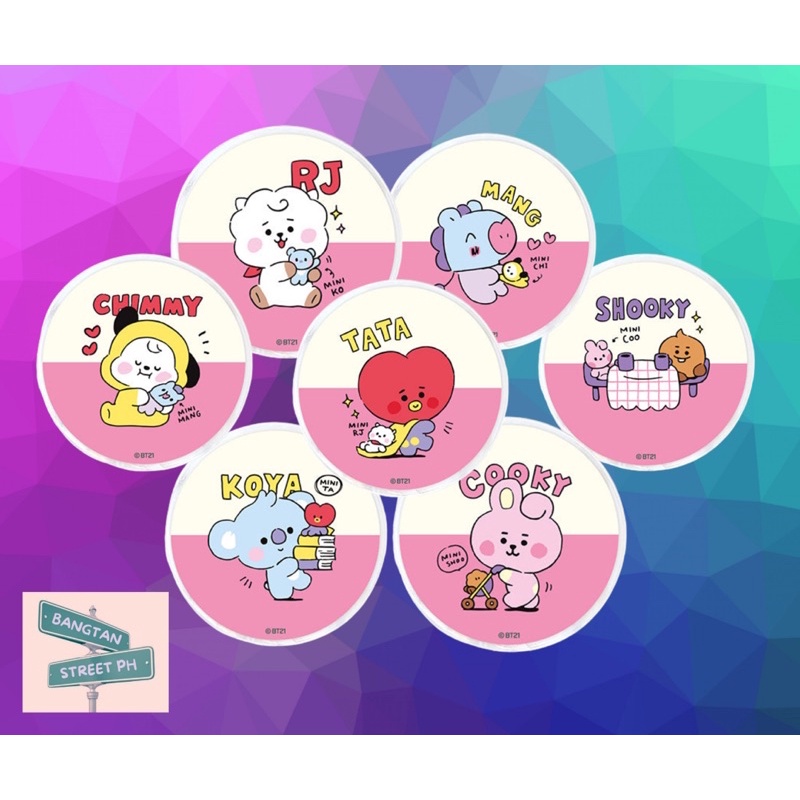 Official BT21 Sticky Gel Pad Shopee Philippines