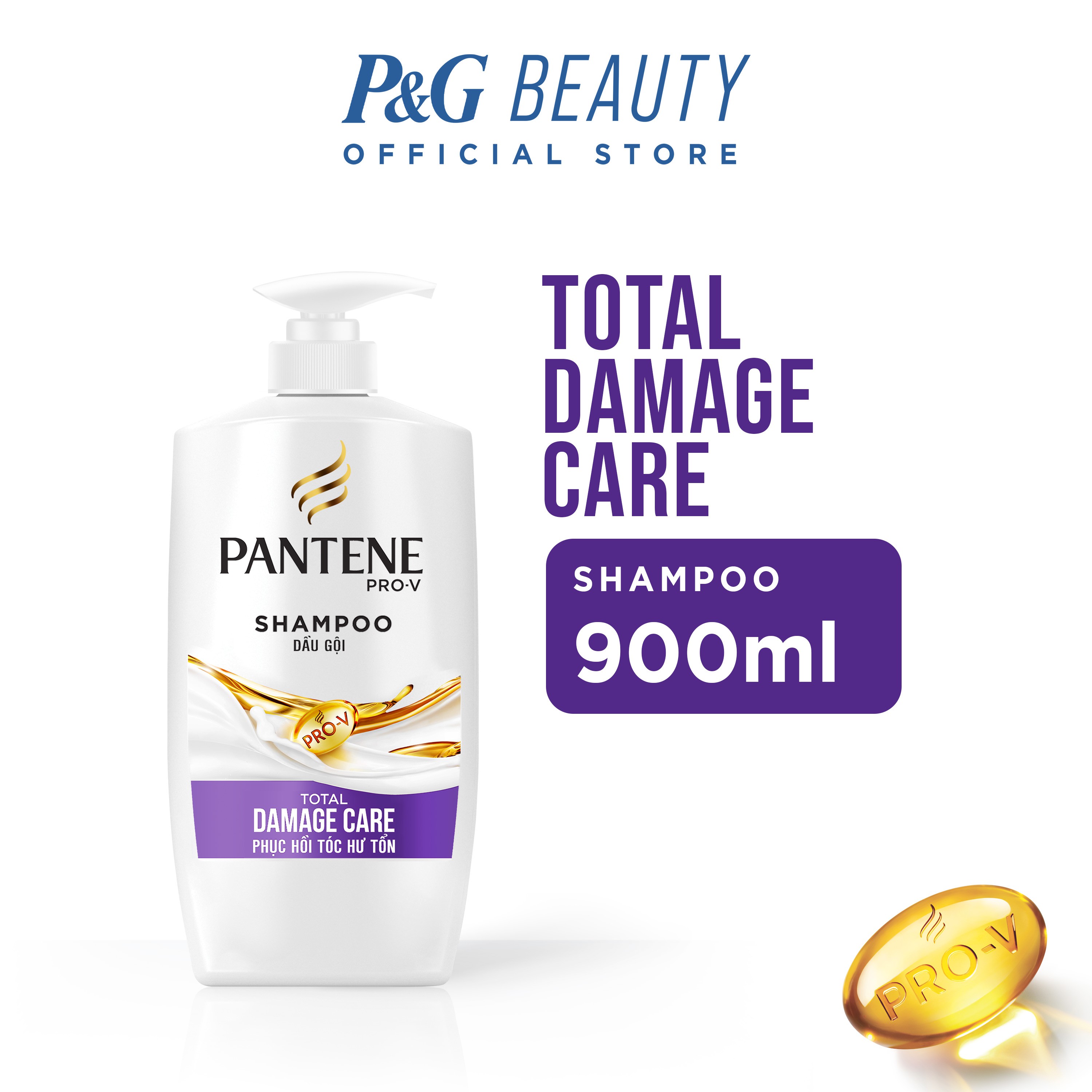 Pantene Total Damage Care Shampoo (900mL) | Shopee Philippines