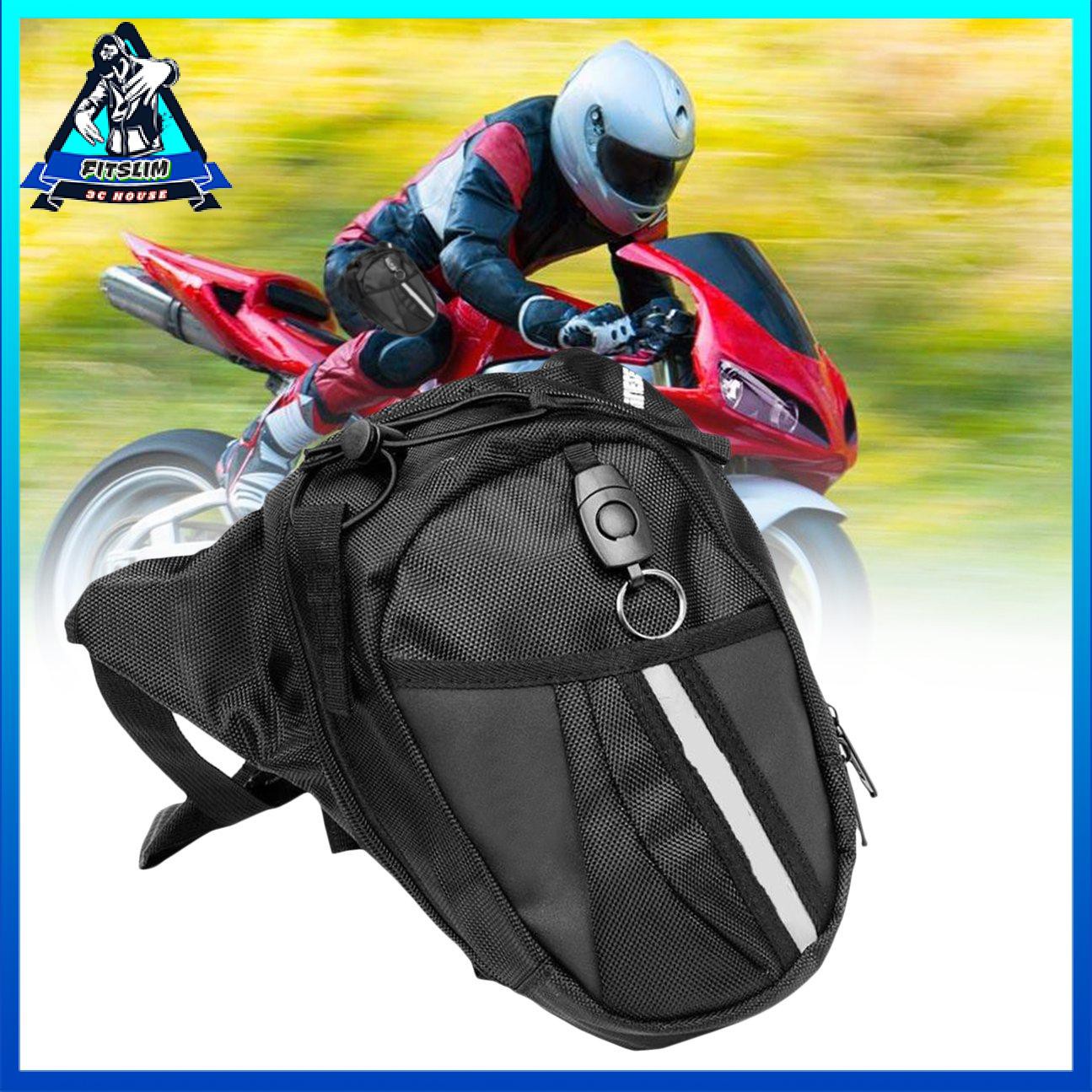 【FITSLIM】Multifunctional Waterproof Nylon Leg Bag Motorcycle Fanny Pack