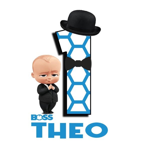 Boss Baby Number Shirt / Boss Baby Birthday T-Shirt Unisex Graphic Tees