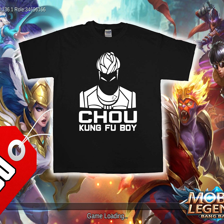 Mobile Legends T Shirt Chou Free Name At The Back Shopee Philippines