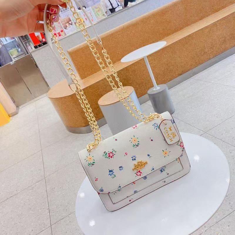 COACH SLING BAG FLORAL (( inches Cute Coach Sling Bag) | Shopee Philippines