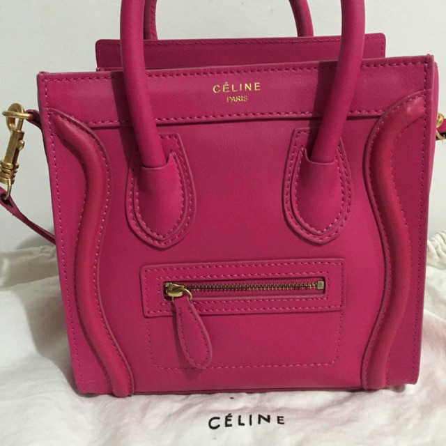 hot pink celine bag