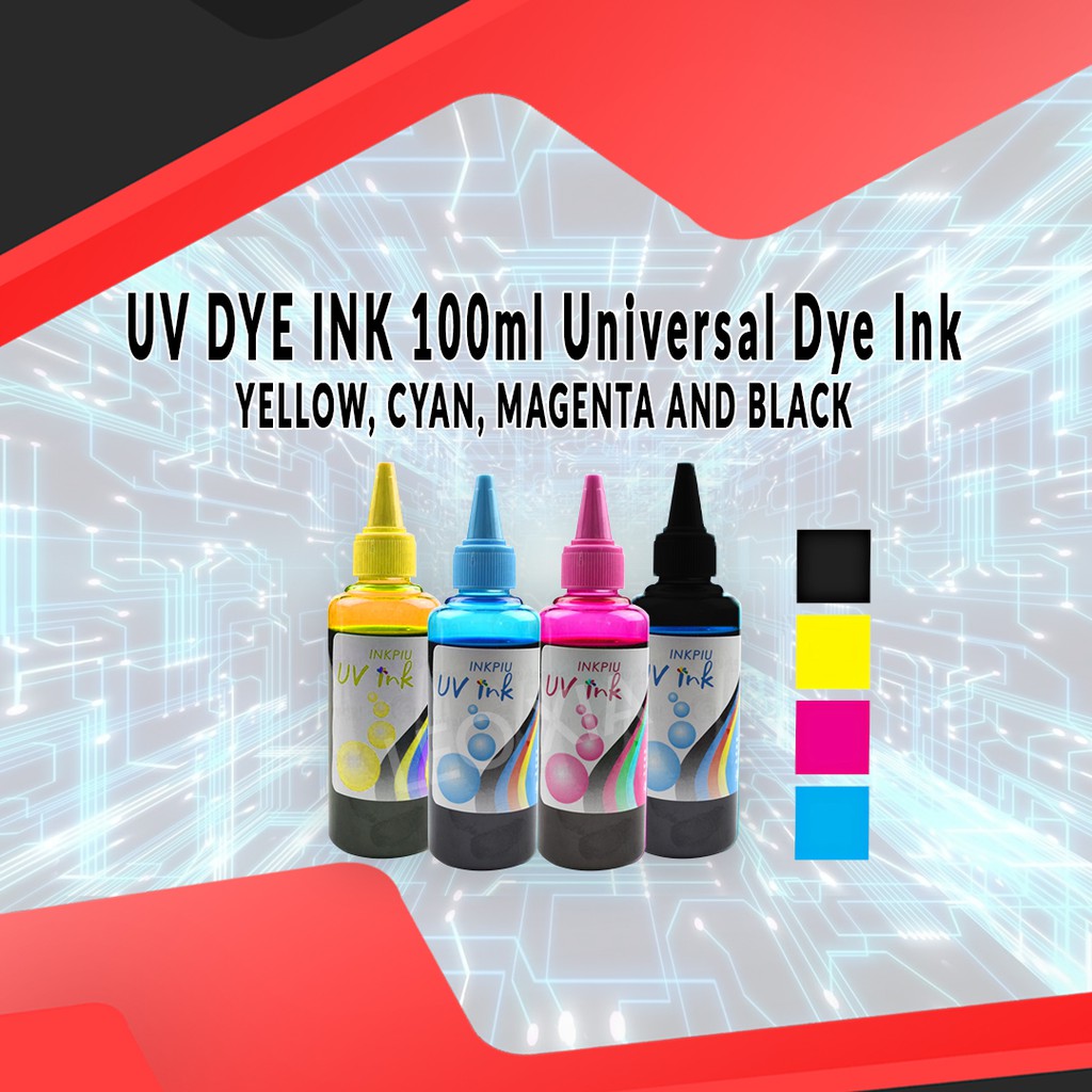 Uv Dye Ink 100ml Universal Dye Ink Shopee Philippines 7531