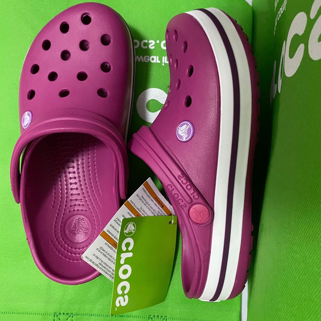 Crocs Duet Sport Clogs Crocsband Rose Red | Shopee Philippines