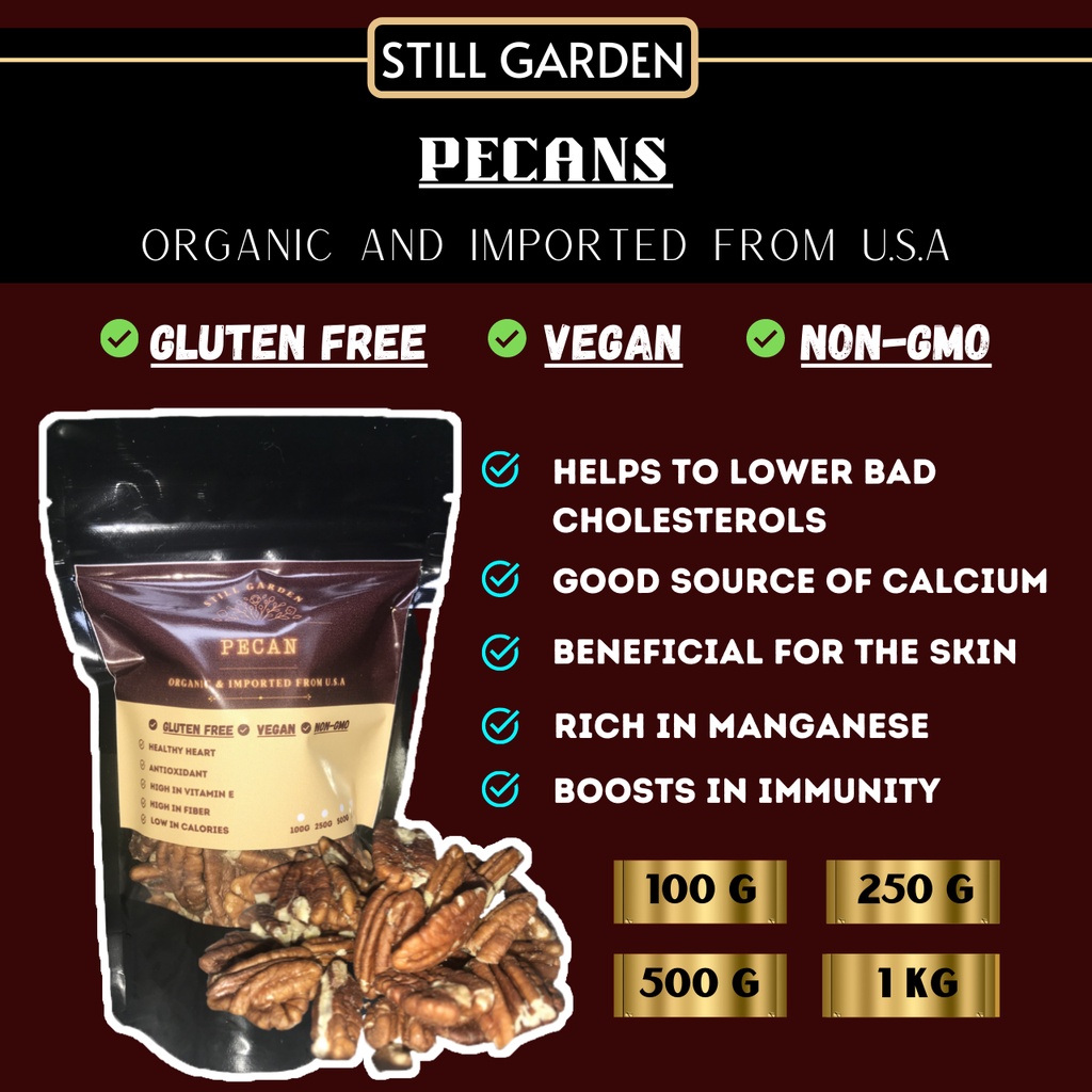 Pecans 500 Grams 1 Kilo Grams Imported From USA Shopee Philippines