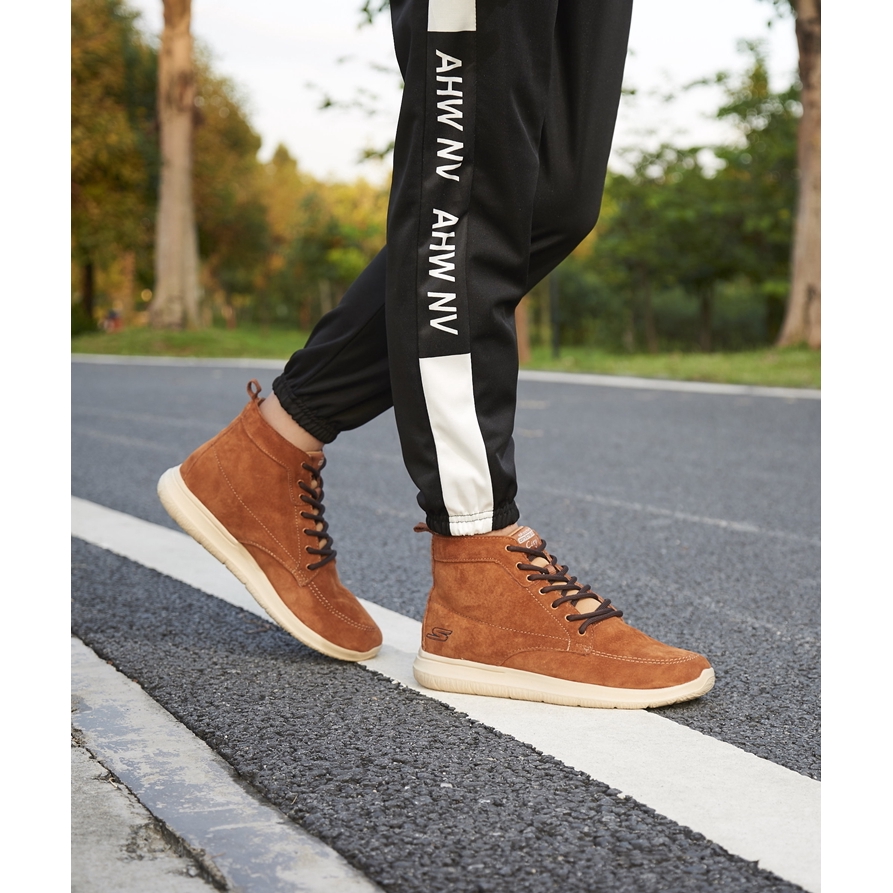 high top skechers mens