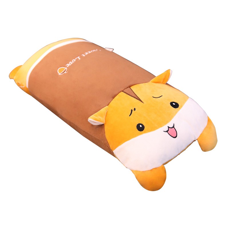 lying cat plush