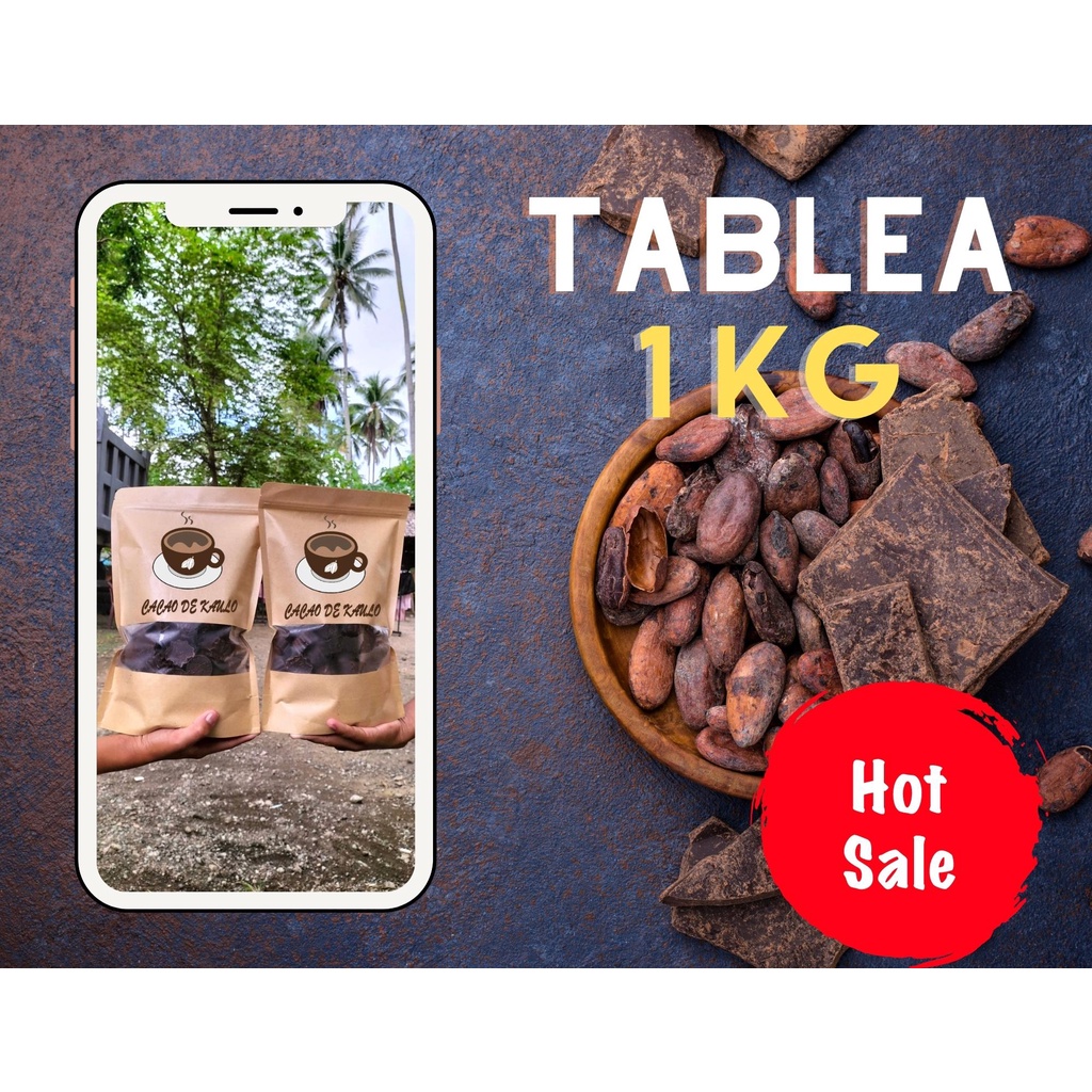 PREMIUM Tablea 100 Pure Cacao (1 Kg) 85pcs Shopee Philippines