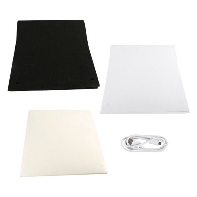 （In stock） fast shipping 20cm 30cm 40cm Studio pictorial product light box foldable portable in a ba #5