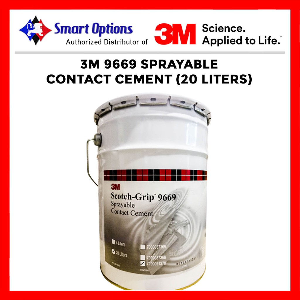 3M Sprayable Contact Cement 9669 20 Liters Shopee Philippines