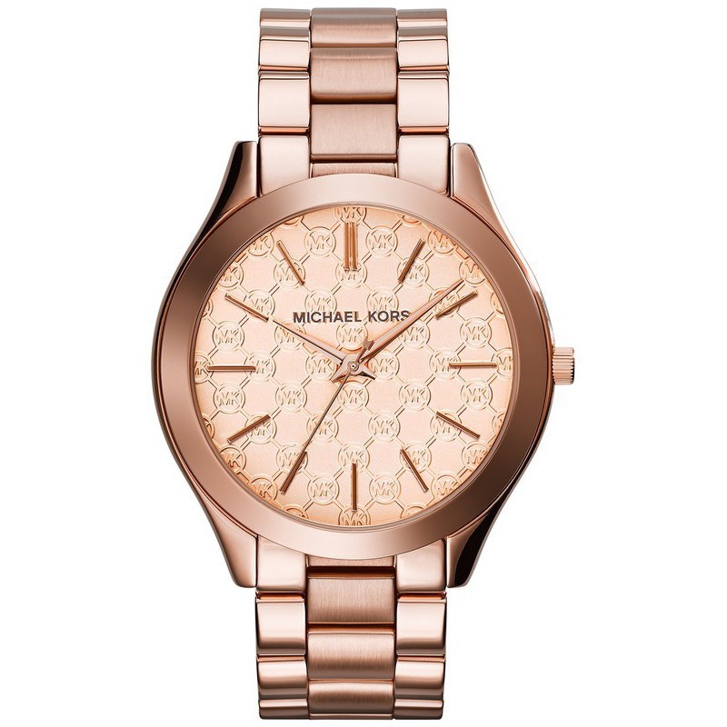 mk slim runway rose gold