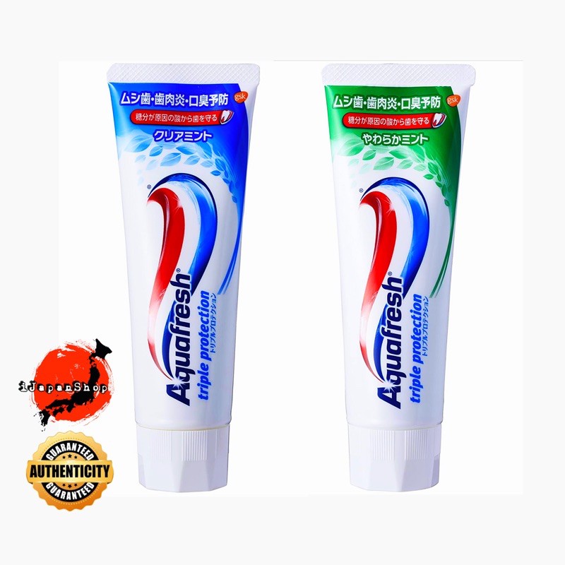 AQUAFRESH JAPAN TOOTHPASTE 140g Now Plus 20g Shopee Philippines