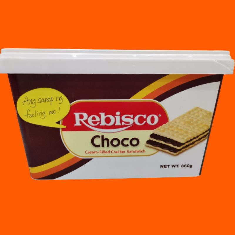 REBISCO CHOCO CREAM FILLED CRACKERS 7X7 Net Weight 860G | Shopee ...