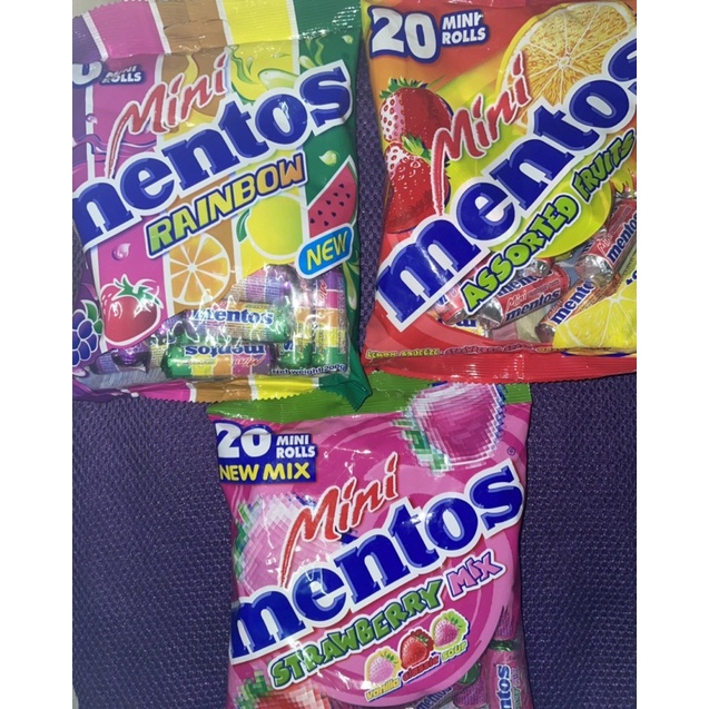 Mini Mentos, 20 mini rolls per pack | Shopee Philippines