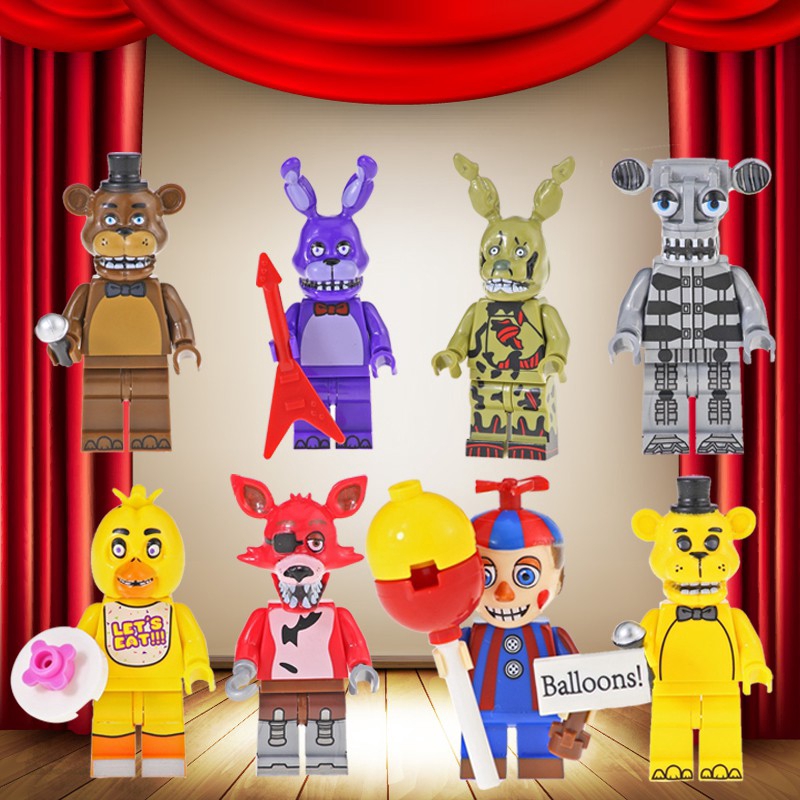 five nights at freddy lego toys