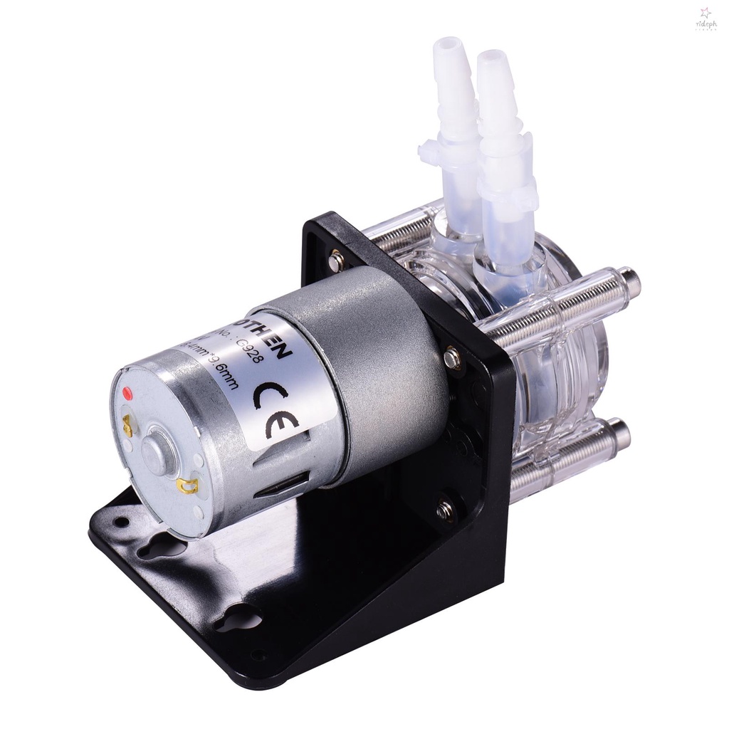 GROTHEN DC 12V Peristaltic Pump with Silicone Tubing High Flow Water