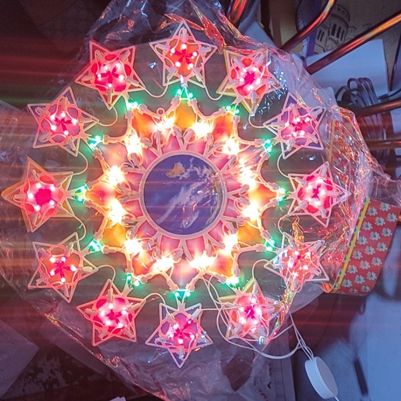 2021 Pasko 12 Star Parol Christmas Flower Design Lantern Lights ...