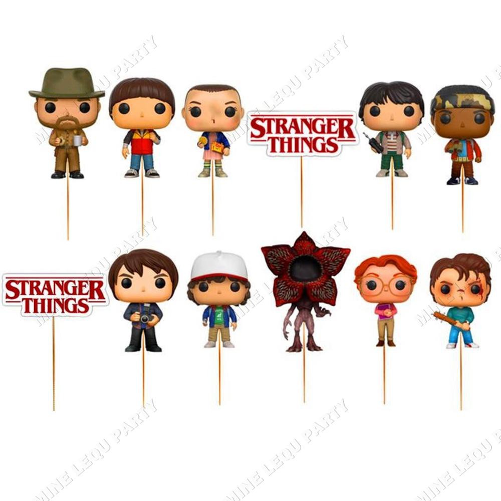 12pcs/lot Stranger Things Cake Topper Birthday Baby Boss theme Party Cake  Topper Cake Decoration Bab | Shopee Philippines