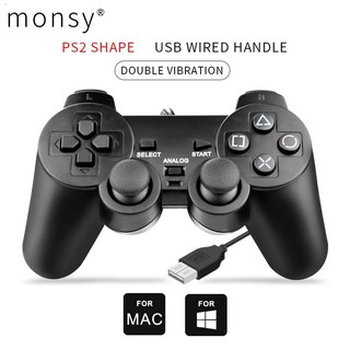 hotsale 2 4g wireless computer game controller pc gamepad with dual vibration dual joystick shopee philippines
