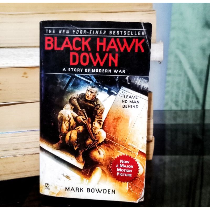 Black Hawk Down Mark Bowden (preloved secondhand affordable thriller action book Shopee