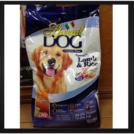 Monge Special Dog ADULT 9 KG / 20 LBS Complete Menu All Breed Adult Dog Food Lamb and Rice Made in I #1
