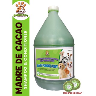 Madre de Cacao Shampoo & Conditioner with Guava Extract 1 Gallon Green FREE MDC SOAP 2pcs
