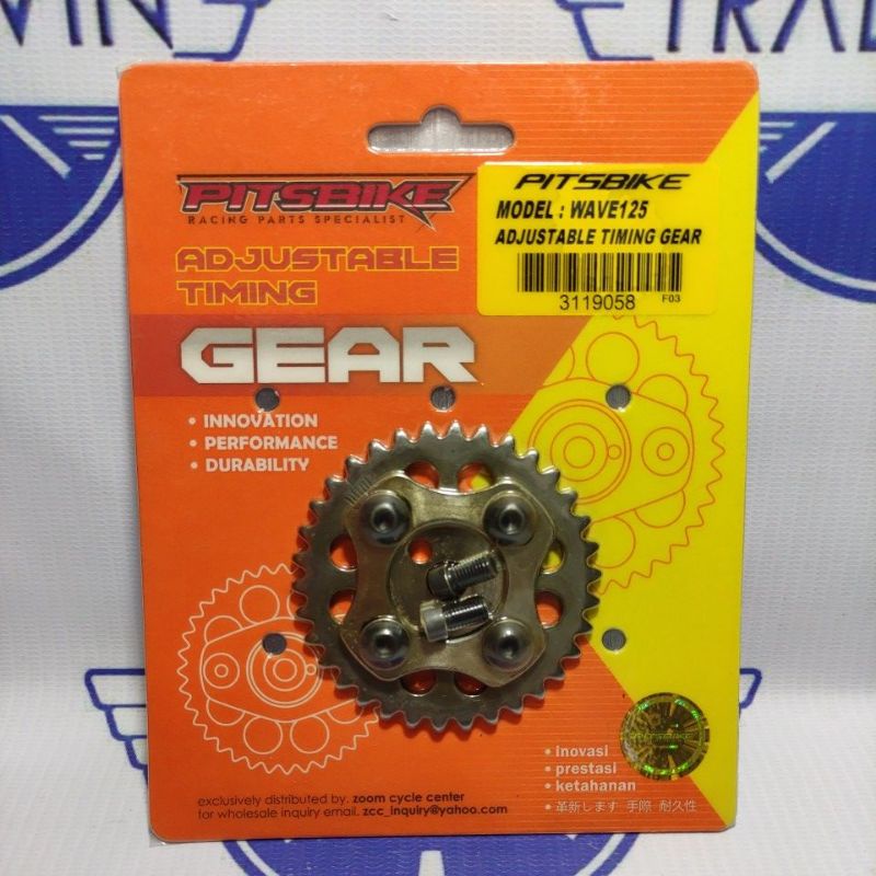 WAVE125 ADJUSTABLE TIMING GEAR XRM125 PITSBIKE Shopee Philippines