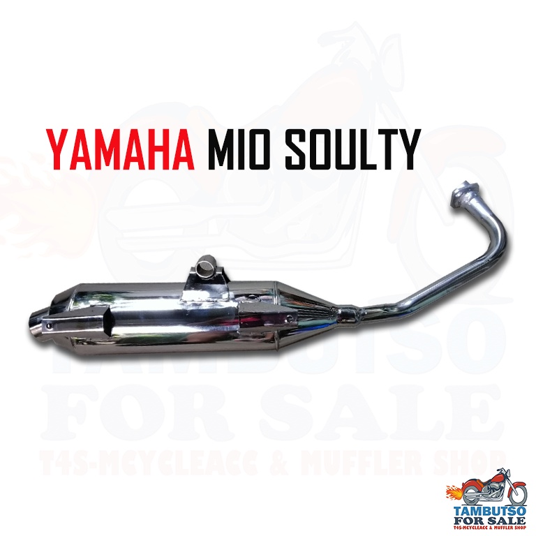 Yamaha MIO Soulty Stock Pipe Type Muffler for Yamaha MIO Soulty Exhaust