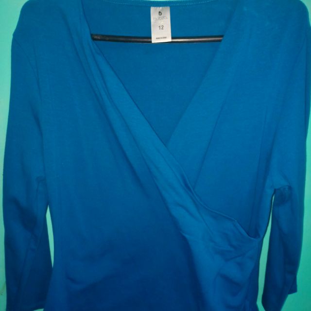 blue formal tops