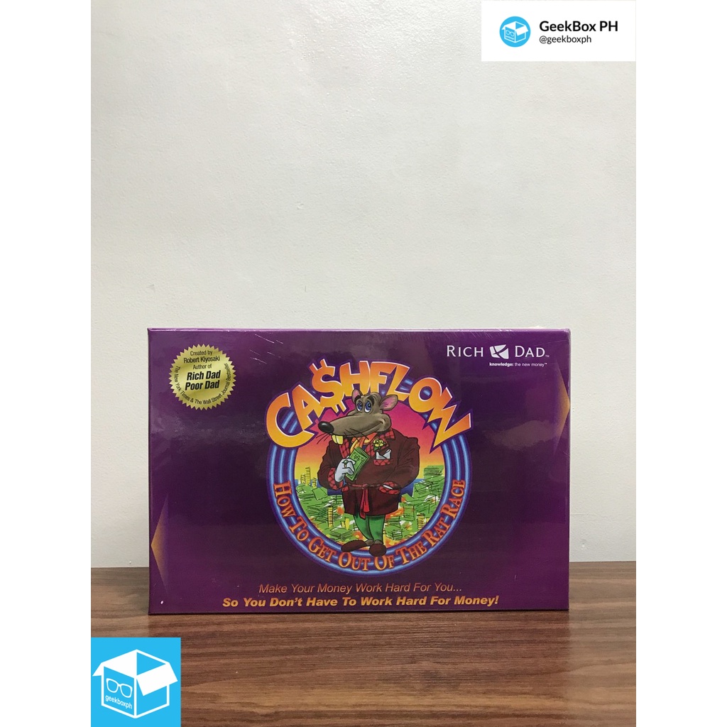 Rich Dad Poor Dad: Cashflow Investments 101 Boardgame - Brand New with  Minor Box Damage | Shopee Philippines