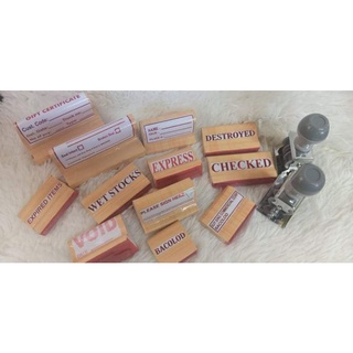 Rubber Stamp personalized wood stamp handle 60/line