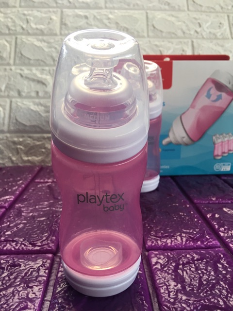 pink playtex bottles