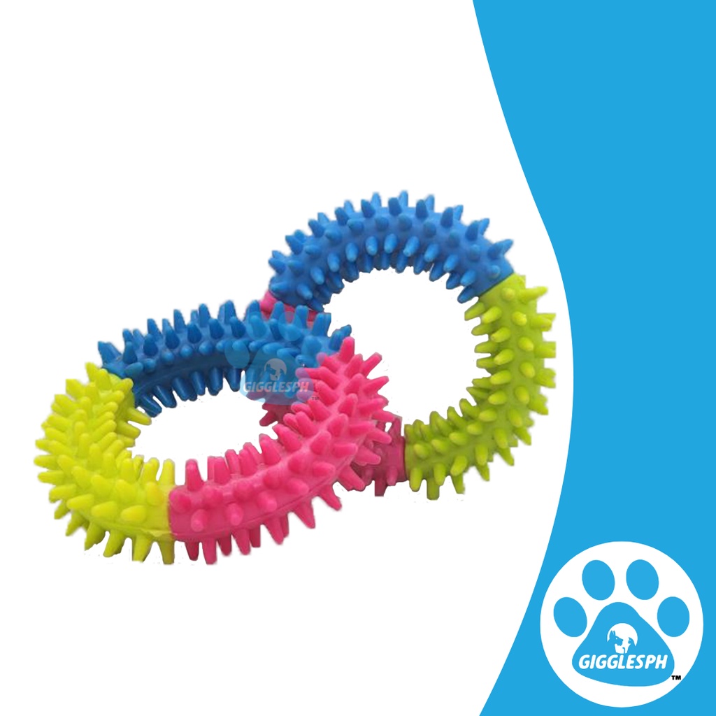 Donut Pet Rubber Teether Dog Toys #1