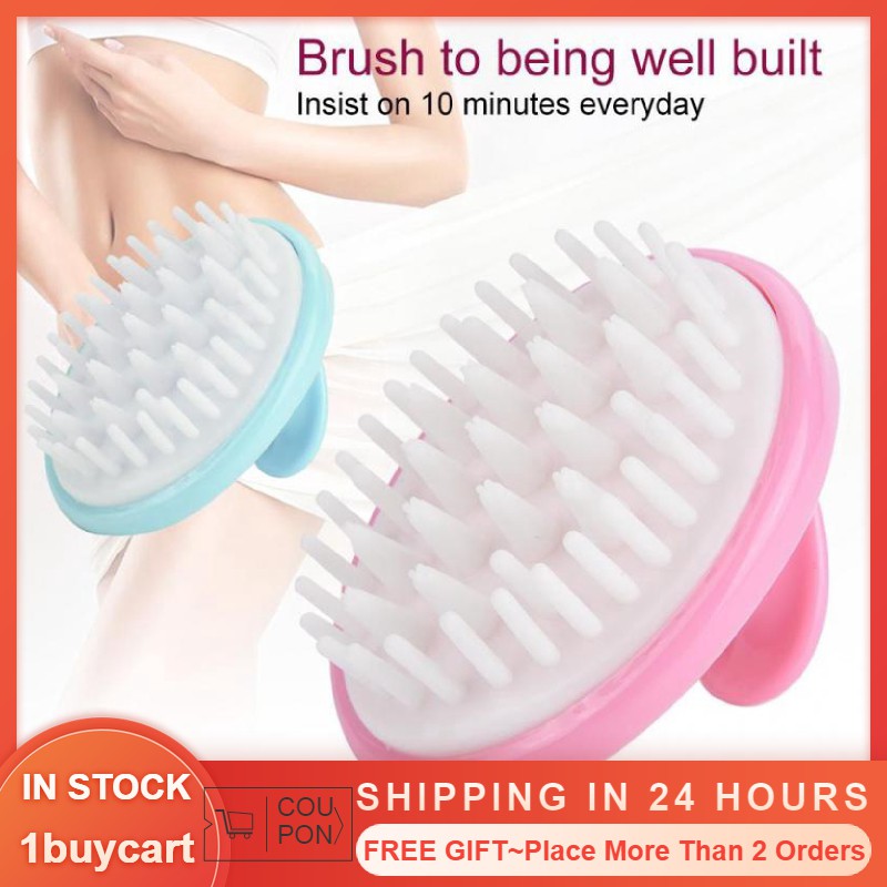 Massage Brush Waterproof Hair Scalp Scrubber Scalp Scrubber Shopee