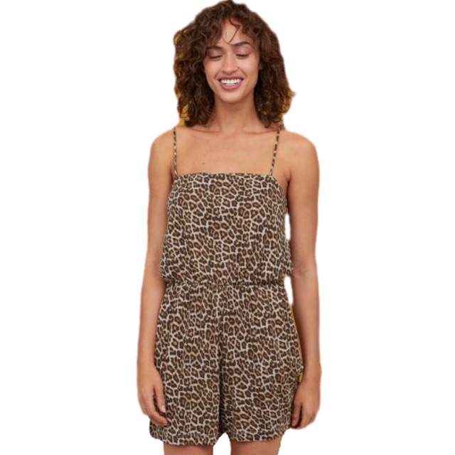 jumpsuit leopard h&m