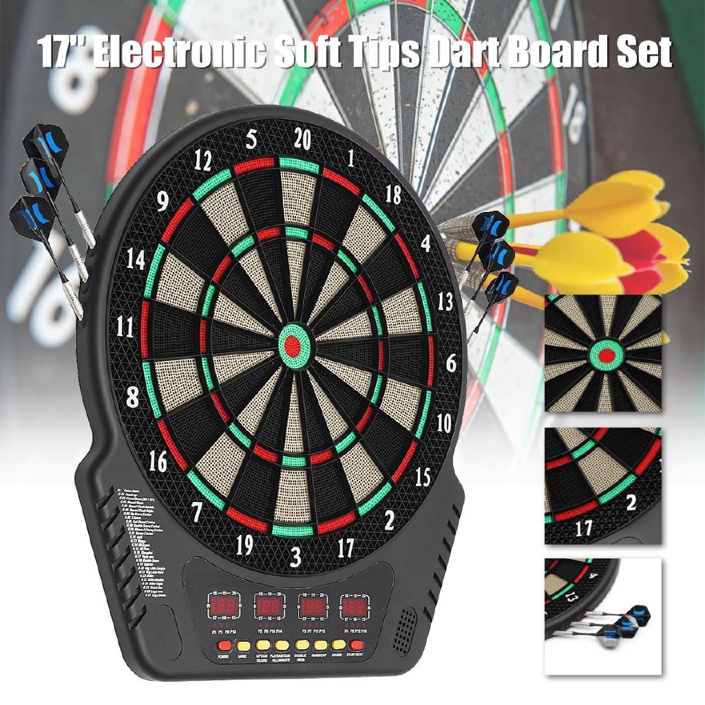 real dart board electronic scoring
