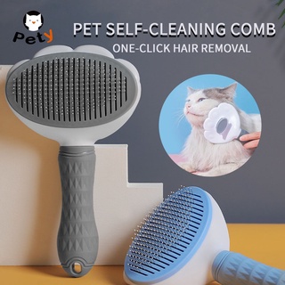 Dog Cat Hair Brush Comb Pet Hair Removal Grooming Cleaning Comb Fur Shedding Tool